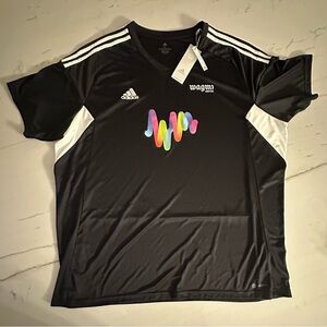 Adidas WAGMI United Soccer Jersey 3XL Black with Chromie Squiggle Graphic Rare